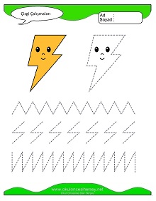 Çizgi Çalışma Sayfaları